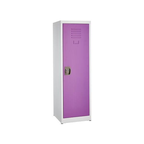 Adiroffice 48" H x 15" W Steel Single Tier Locker ADI629-01-PUR - main